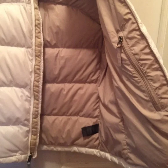 North Face 96 Retro Nuptse Down Puffer Vest 700 White Large Mint Condition - Picture 5 of 11